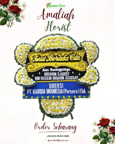 Papan Bunga Duka di Karanganom